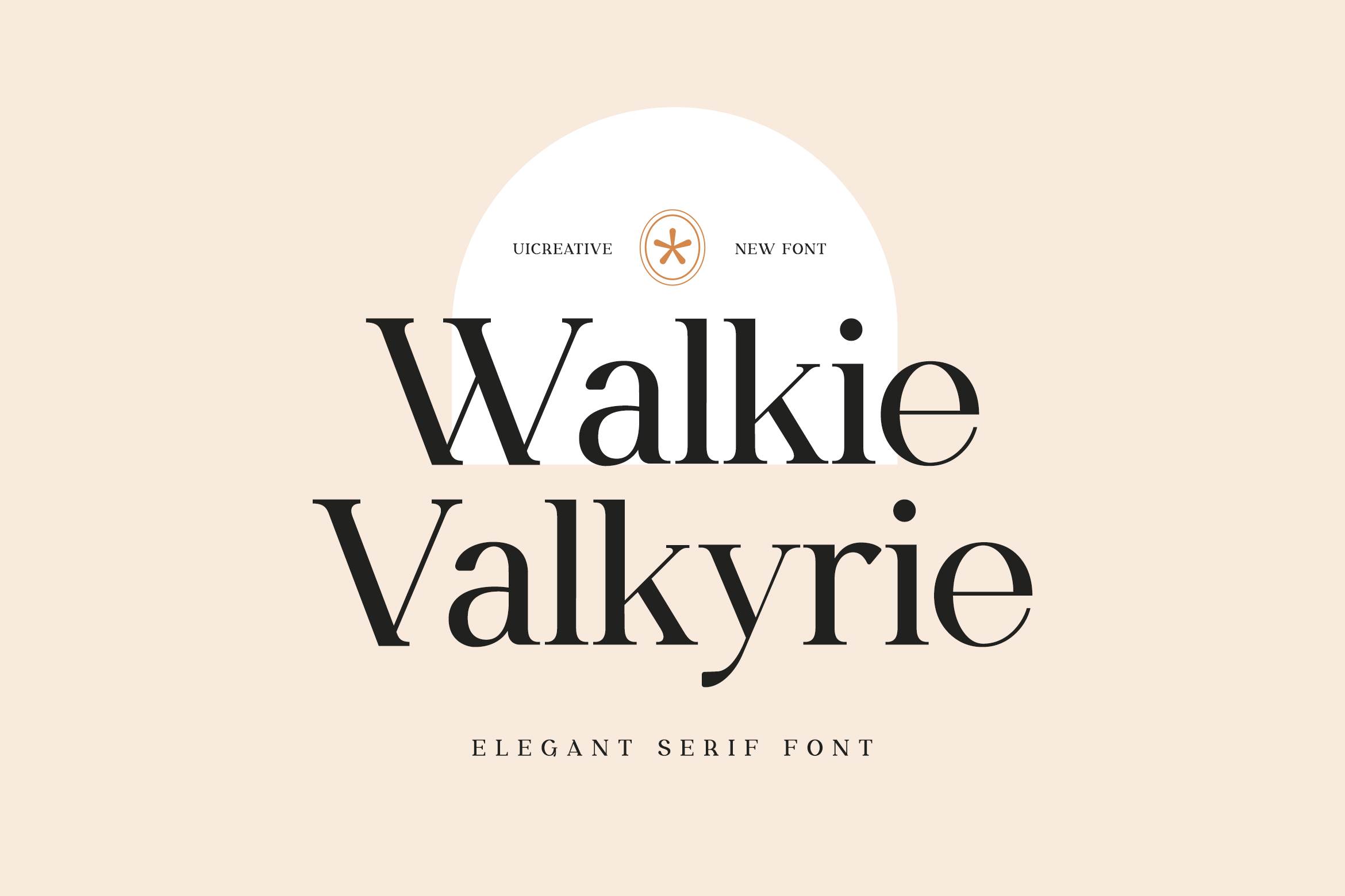 Walkie Valkyrie Font preview